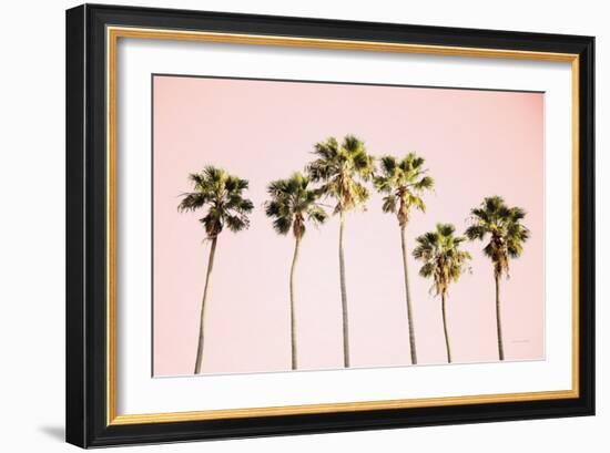 Summer V Pink-Laura Marshall-Framed Art Print