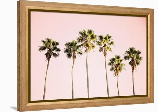 Summer V Pink-Laura Marshall-Framed Stretched Canvas