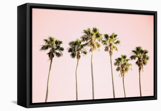 Summer V Pink-Laura Marshall-Framed Stretched Canvas