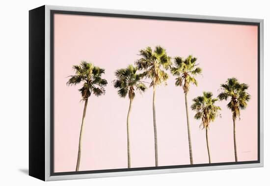 Summer V Pink-Laura Marshall-Framed Stretched Canvas