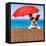 Summer Vacation Dog-Javier Brosch-Framed Premier Image Canvas