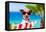 Summer Vacation Dog-Javier Brosch-Framed Premier Image Canvas