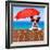 Summer Vacation Dog-Javier Brosch-Framed Photographic Print