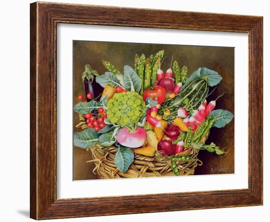 Summer Vegetables, 1995-E.B. Watts-Framed Giclee Print