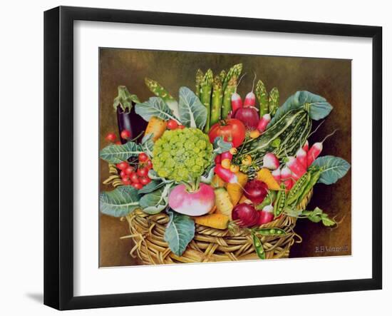 Summer Vegetables, 1995-E.B. Watts-Framed Giclee Print