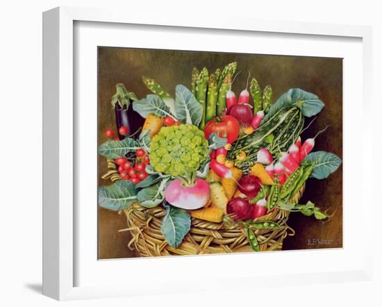 Summer Vegetables, 1995-E.B. Watts-Framed Giclee Print