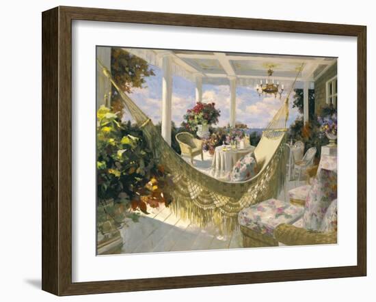 Summer Veranda-Benjamin-Framed Premium Giclee Print