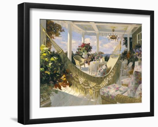 Summer Veranda-Benjamin-Framed Premium Giclee Print