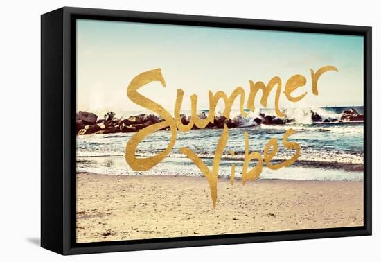 Summer Vibes-Emily Navas-Framed Stretched Canvas