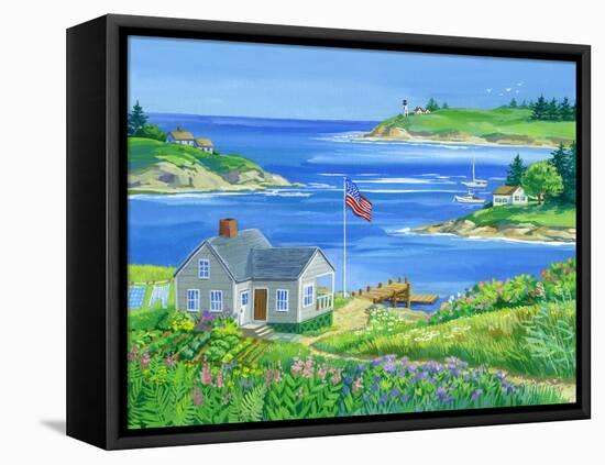 Summer View-Geraldine Aikman-Framed Premier Image Canvas