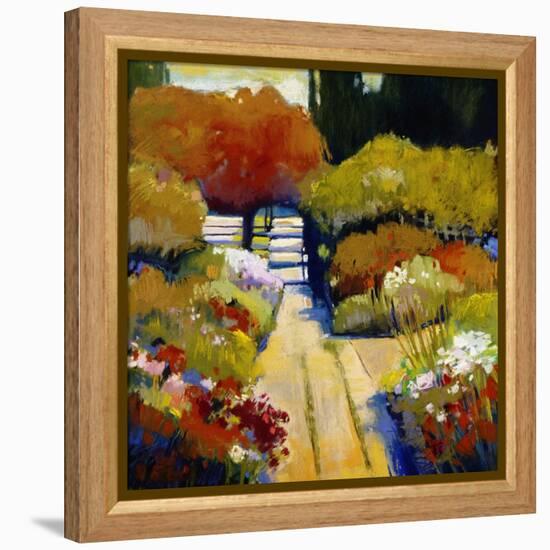 Summer Walk-Lou Wall-Framed Premier Image Canvas