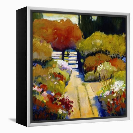 Summer Walk-Lou Wall-Framed Premier Image Canvas