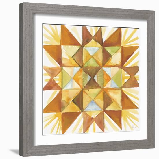 Summer Wheat Quilt-Jessica Mingo-Framed Art Print