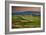 Summer Wildfires Create Hazy Conditions Sunset Over Looking The Ranch Lands South Of Jackson, WY-Jay Goodrich-Framed Photographic Print