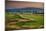 Summer Wildfires Create Hazy Conditions Sunset Over Looking The Ranch Lands South Of Jackson, WY-Jay Goodrich-Mounted Photographic Print