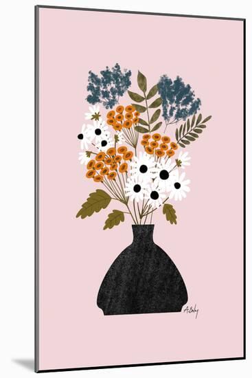 Summer Wildflowers-Annie Bailey Art-Mounted Art Print