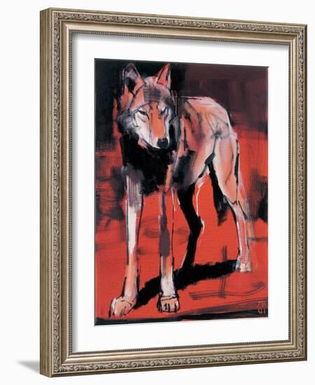 Summer Wolf, 2001-Mark Adlington-Framed Giclee Print