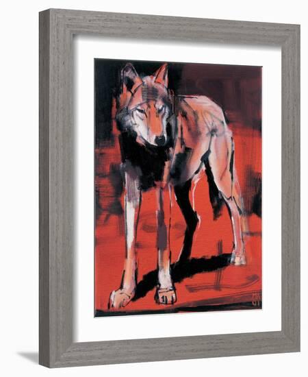 Summer Wolf, 2001-Mark Adlington-Framed Giclee Print