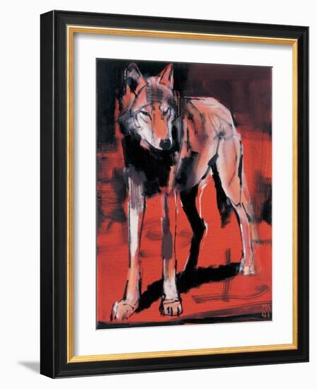 Summer Wolf, 2001-Mark Adlington-Framed Giclee Print