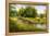 Summer Wood Lake With Trees And Bushes-balaikin2009-Framed Stretched Canvas