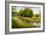 Summer Wood Lake With Trees And Bushes-balaikin2009-Framed Art Print