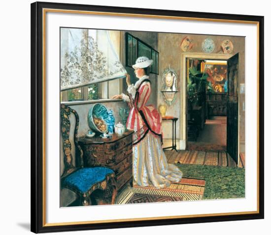 Summer-John Atkinson Grimshaw-Framed Art Print