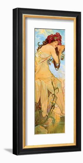 Summer-Alphonse Mucha-Framed Premium Giclee Print