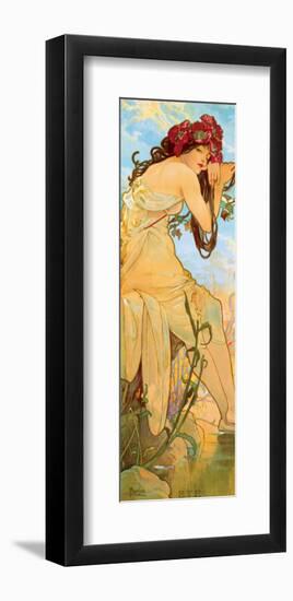 Summer-Alphonse Mucha-Framed Premium Giclee Print