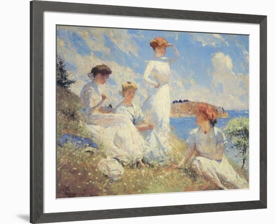 Summer-Frank Weston Benson-Framed Art Print