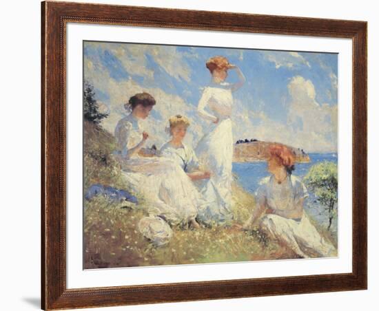 Summer-Frank Weston Benson-Framed Art Print