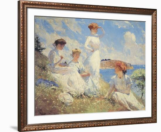 Summer-Frank Weston Benson-Framed Art Print