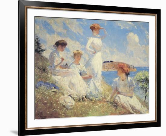 Summer-Frank Weston Benson-Framed Art Print