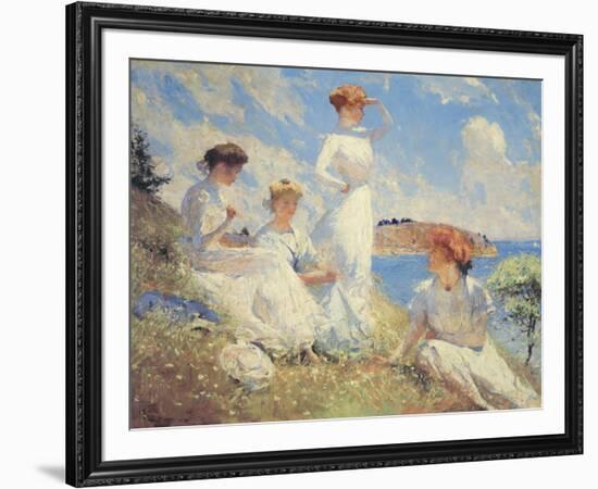 Summer-Frank Weston Benson-Framed Art Print