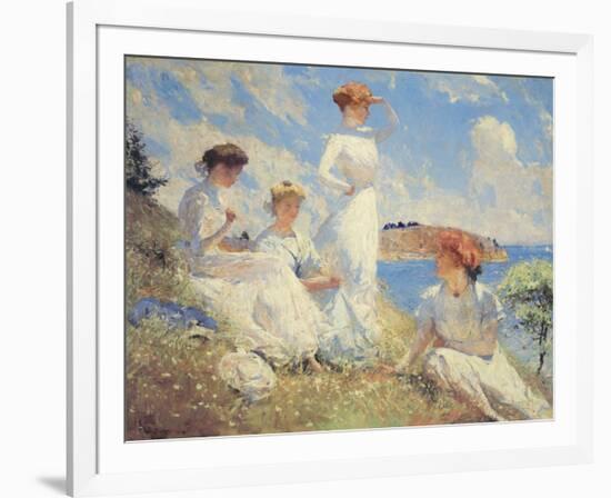 Summer-Frank Weston Benson-Framed Art Print