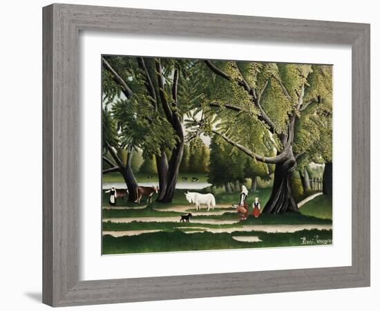 Summer-Henri Rousseau-Framed Giclee Print