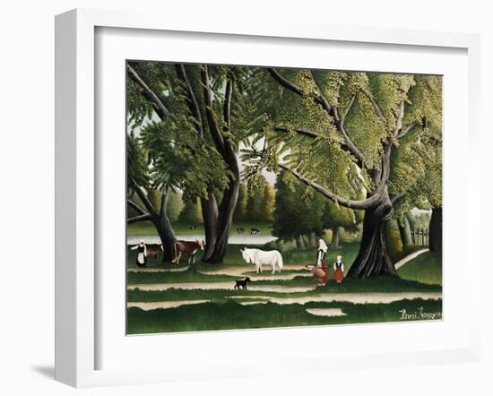 Summer-Henri Rousseau-Framed Giclee Print