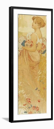 Summer-Alphonse Mucha-Framed Giclee Print