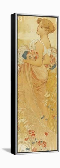 Summer-Alphonse Mucha-Framed Premier Image Canvas