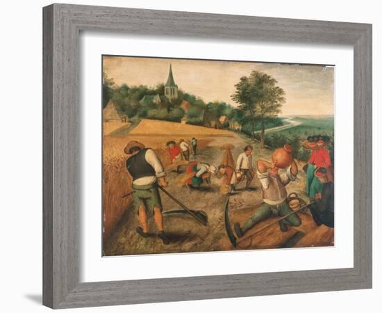 Summer-Pieter Bruegel the Elder-Framed Giclee Print