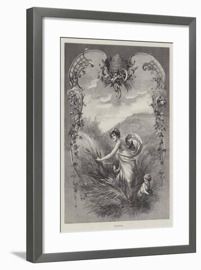 Summer-null-Framed Giclee Print