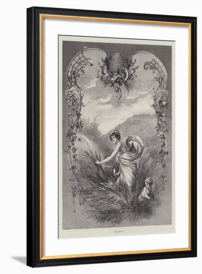 Summer-null-Framed Giclee Print