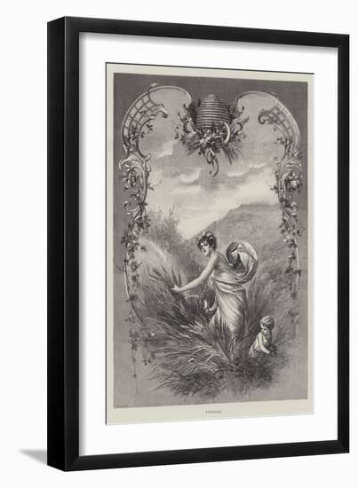 Summer-null-Framed Giclee Print