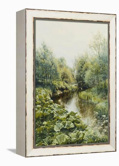 Summerday at the Stream-Peder Mork Monsted-Framed Premier Image Canvas