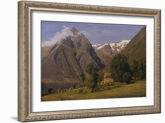 Summerday, Balestrand, 1865-Gerhard Peter Frantz Vilhelm Munthe-Framed Giclee Print