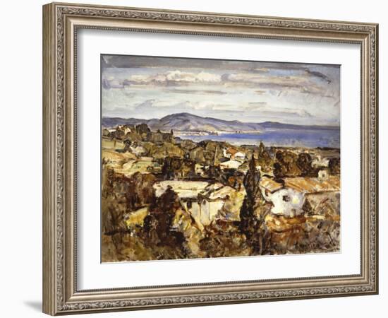 Summerland South to the Rincon-Clarence Hinkle-Framed Art Print