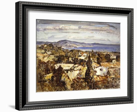 Summerland South to the Rincon-Clarence Hinkle-Framed Art Print