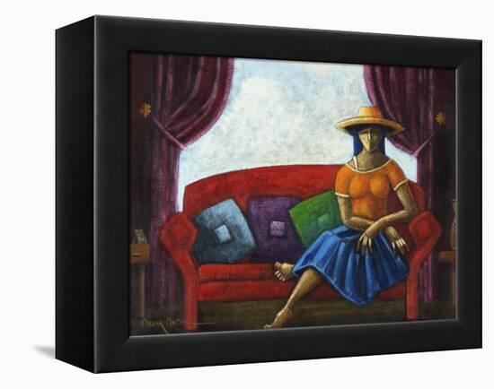 Summers Last Romance-Oscar Ortiz-Framed Premier Image Canvas