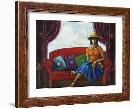 Summers Last Romance-Oscar Ortiz-Framed Giclee Print