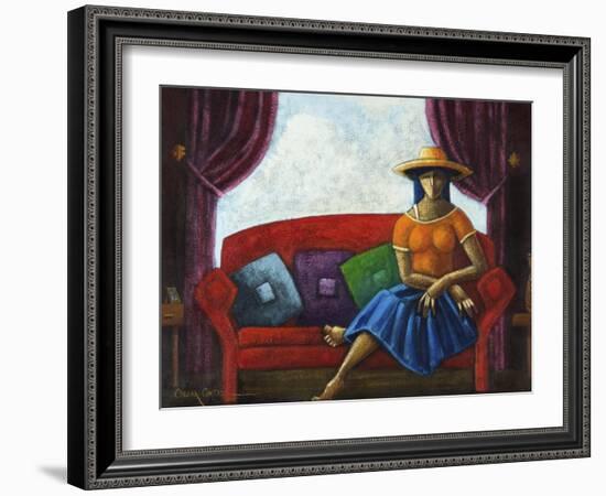 Summers Last Romance-Oscar Ortiz-Framed Giclee Print