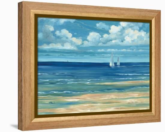 Summerset Sailboat-Paul Brent-Framed Stretched Canvas